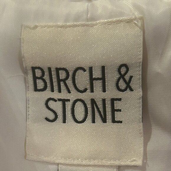 Birch & Stone SZ12 Girls Ivory Sherpa Parka Jacket Y2K Comfy Outdoor Layering Pi - Picture 8 of 10